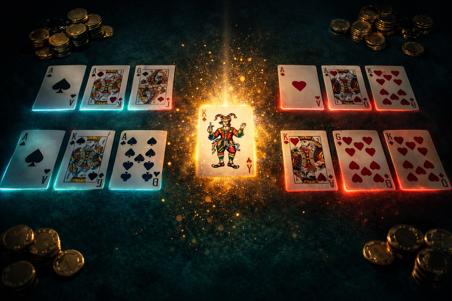 Andar Bahar card spread